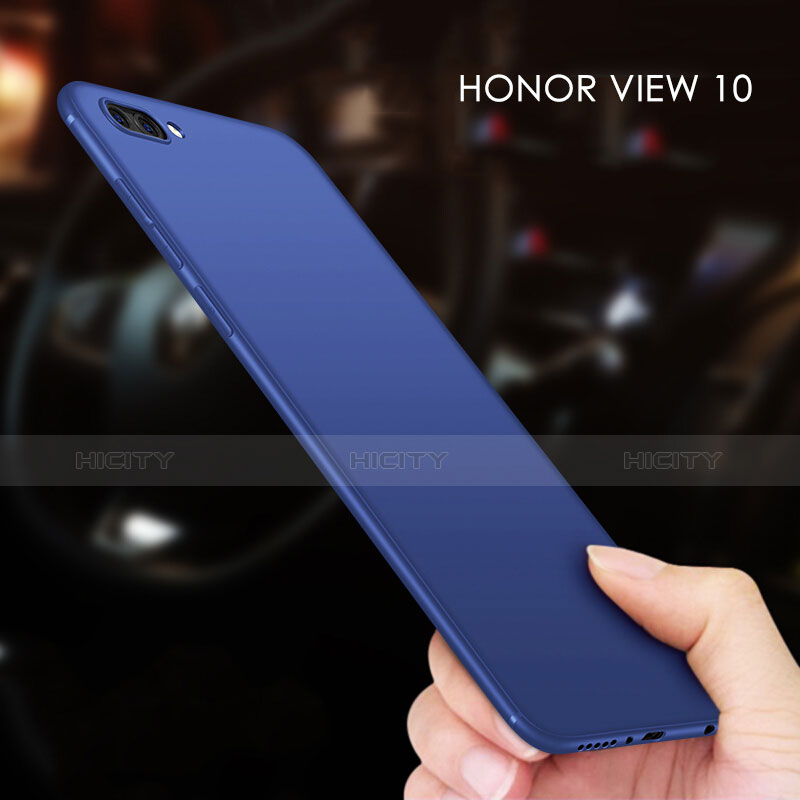 Silikon Hülle Handyhülle Ultra Dünn Schutzhülle S04 für Huawei Honor V10 Blau