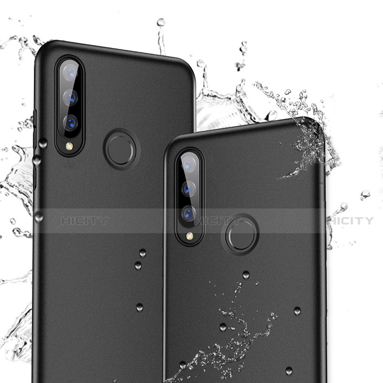 Silikon Hülle Handyhülle Ultra Dünn Schutzhülle S04 für Huawei P30 Lite XL Schwarz