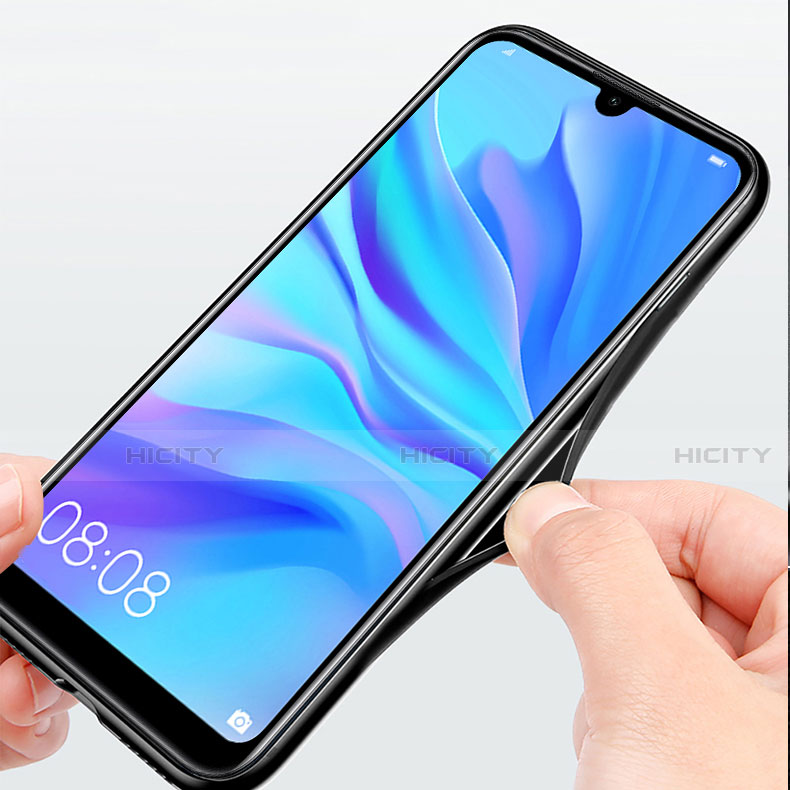 Silikon Hülle Handyhülle Ultra Dünn Schutzhülle S04 für Huawei P30 Lite XL Schwarz