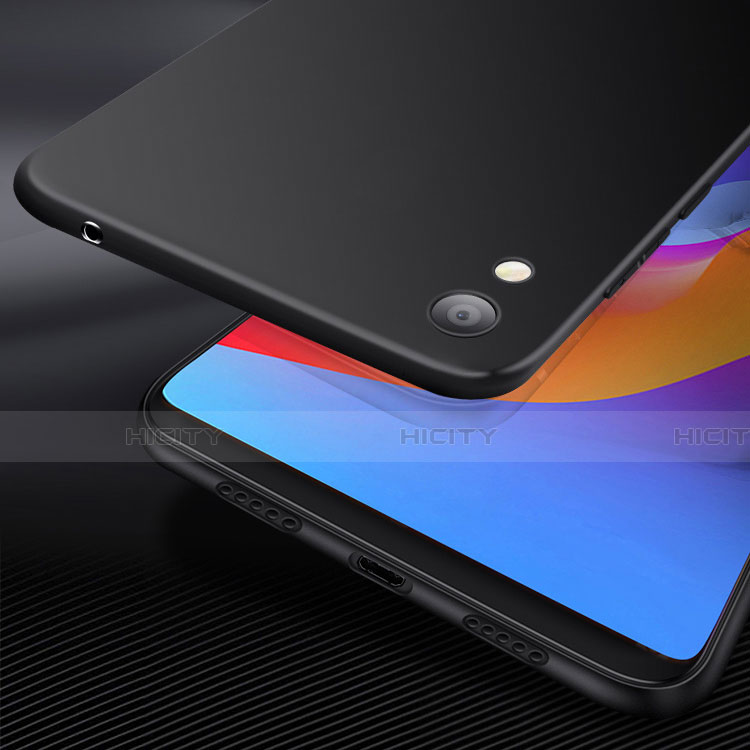 Silikon Hülle Handyhülle Ultra Dünn Schutzhülle S04 für Huawei Y6 (2019) Schwarz