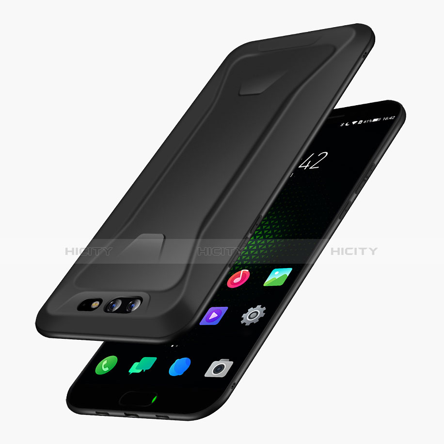 Silikon Hülle Handyhülle Ultra Dünn Schutzhülle S04 für Xiaomi Black Shark Schwarz