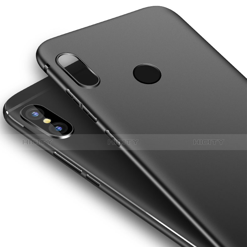 Silikon Hülle Handyhülle Ultra Dünn Schutzhülle S04 für Xiaomi Redmi Note 5 AI Dual Camera Schwarz