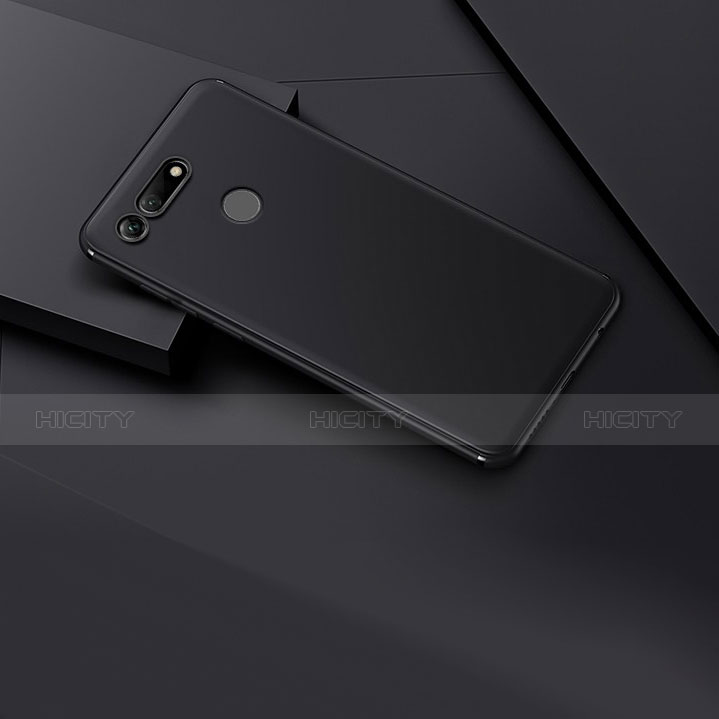 Silikon Hülle Handyhülle Ultra Dünn Schutzhülle S05 für Huawei Honor V20 Schwarz