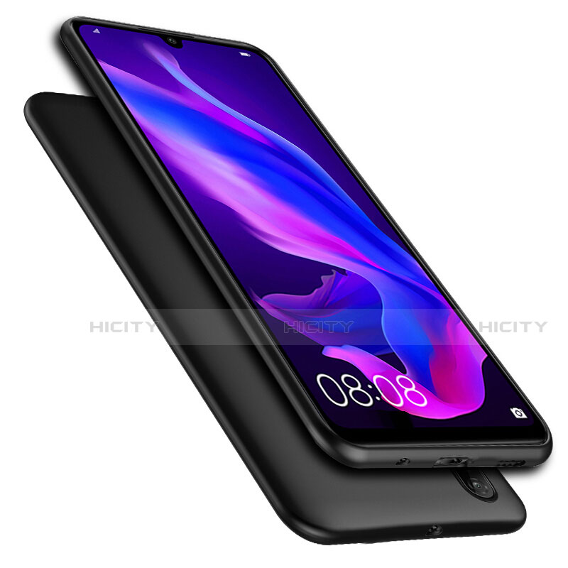 Silikon Hülle Handyhülle Ultra Dünn Schutzhülle S05 für Huawei P30 Lite XL Schwarz