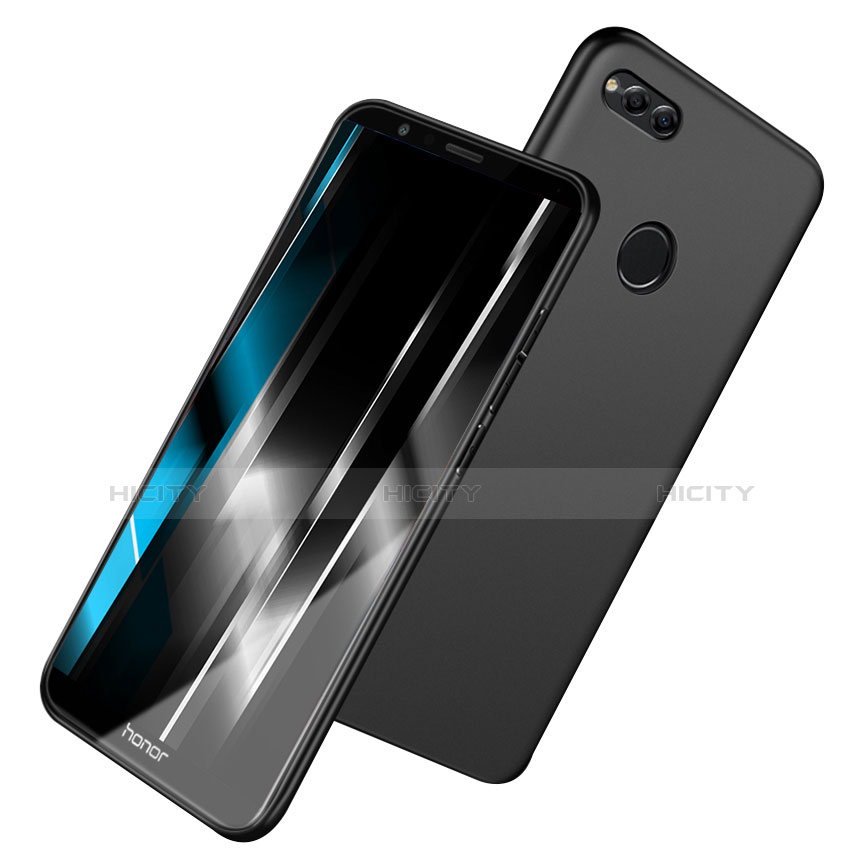 Silikon Hülle Handyhülle Ultra Dünn Schutzhülle S06 für Huawei Honor Play 7X Schwarz