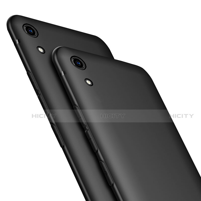 Silikon Hülle Handyhülle Ultra Dünn Schutzhülle S06 für Huawei Y6 Prime (2019) Schwarz groß