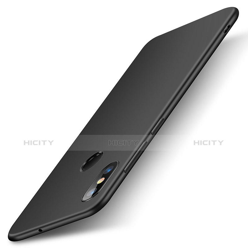 Silikon Hülle Handyhülle Ultra Dünn Schutzhülle S06 für Xiaomi Mi 8 Schwarz