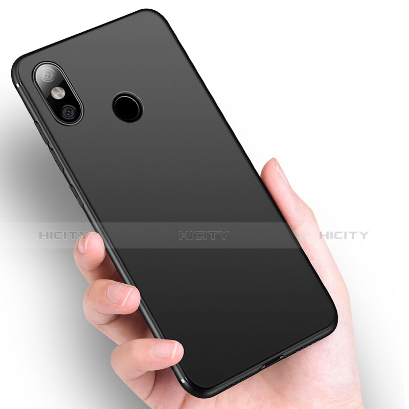 Silikon Hülle Handyhülle Ultra Dünn Schutzhülle S06 für Xiaomi Mi 8 Schwarz