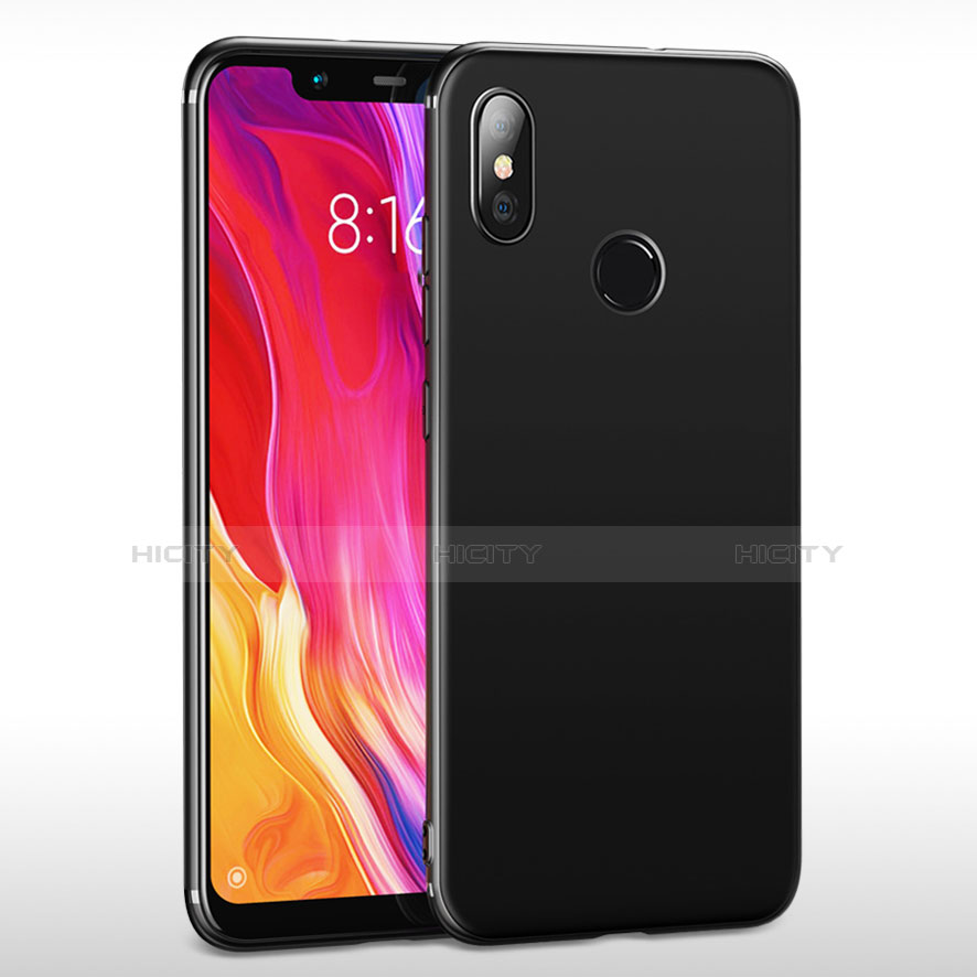 Silikon Hülle Handyhülle Ultra Dünn Schutzhülle S06 für Xiaomi Mi 8 Schwarz