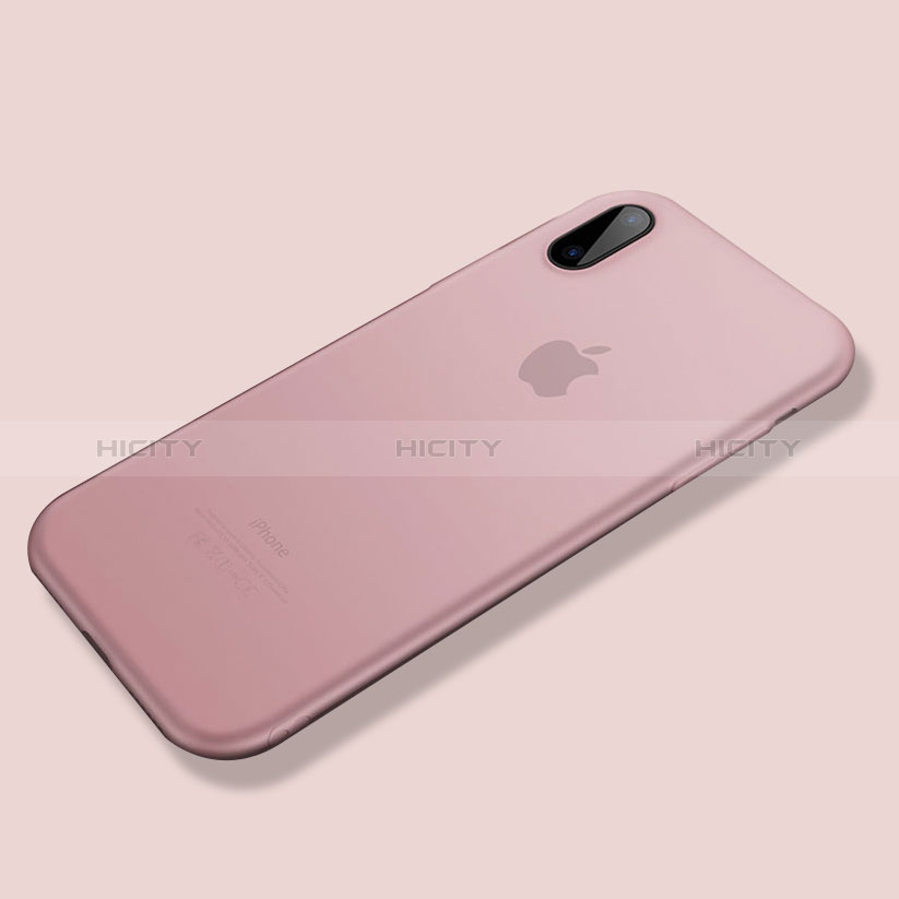 Silikon Hülle Handyhülle Ultra Dünn Schutzhülle S07 für Apple iPhone Xs Max Rosa