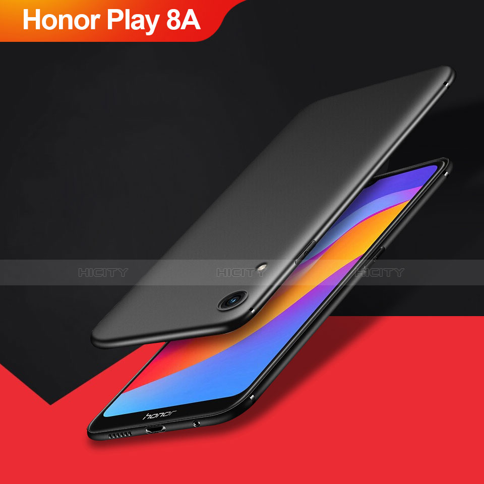 Silikon Hülle Handyhülle Ultra Dünn Schutzhülle S07 für Huawei Honor Play 8A Schwarz Plus