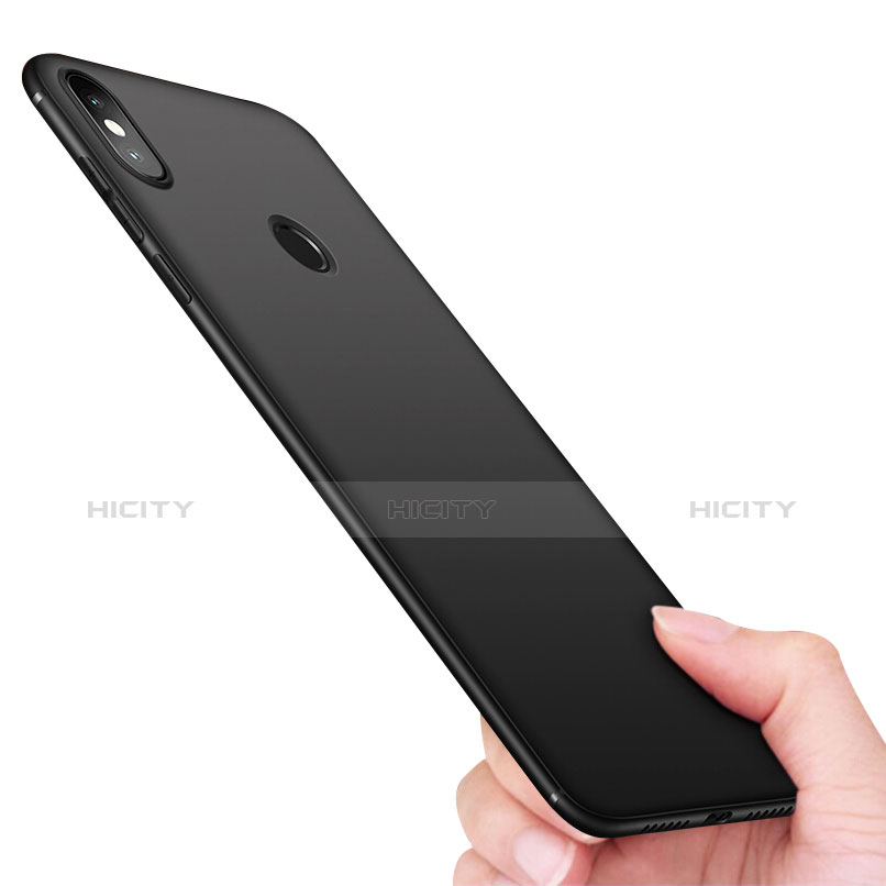 Silikon Hülle Handyhülle Ultra Dünn Schutzhülle S07 für Xiaomi Mi 8 Schwarz