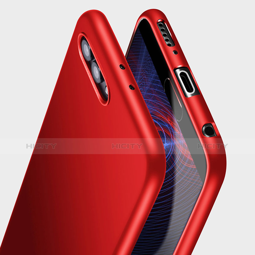 Silikon Hülle Handyhülle Ultra Dünn Schutzhülle S09 für Huawei Honor V10 Rot