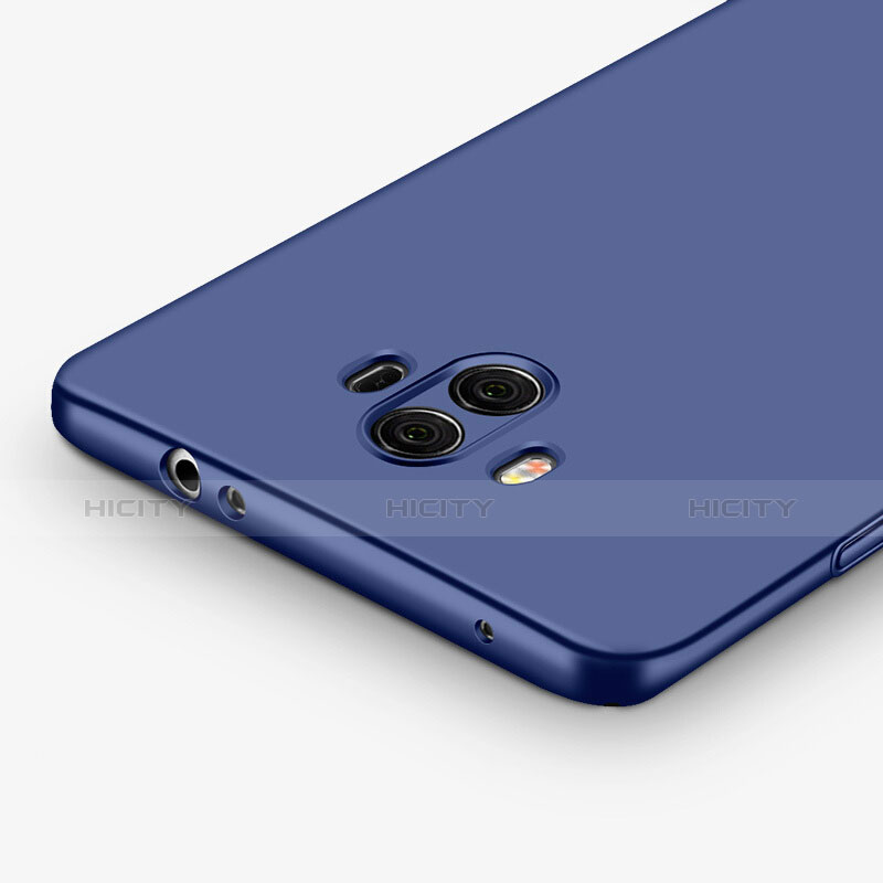 Silikon Hülle Handyhülle Ultra Dünn Schutzhülle Silikon mit Fingerring Ständer für Huawei Mate 10 Blau