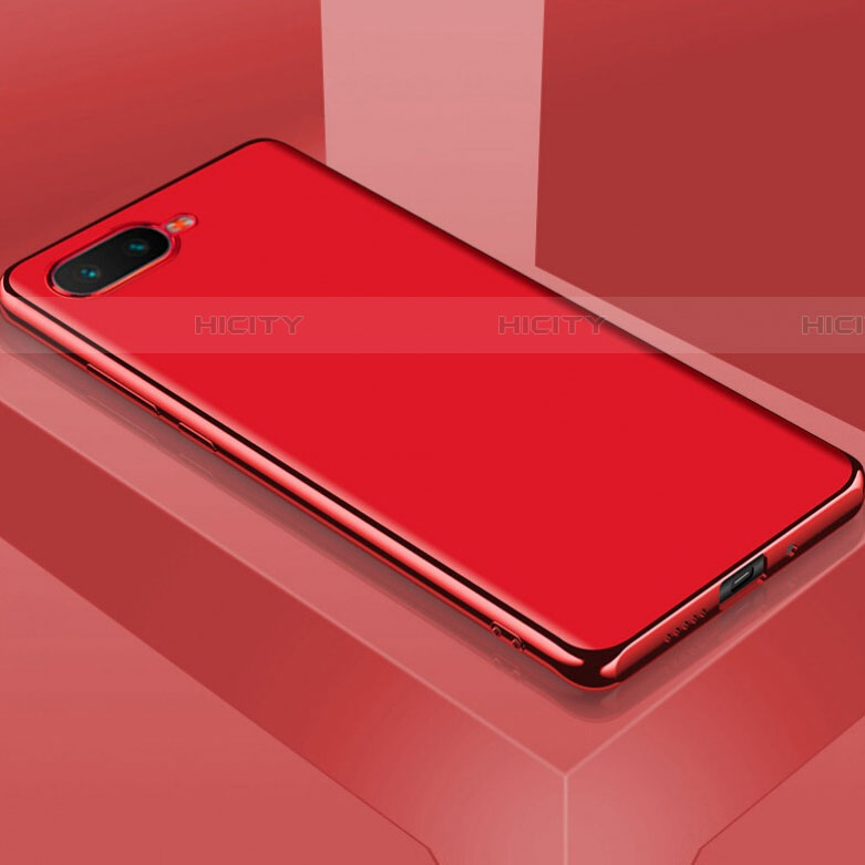 Silikon Hülle Handyhülle Ultra Dünn Schutzhülle Tasche C01 für Oppo RX17 Neo Rot