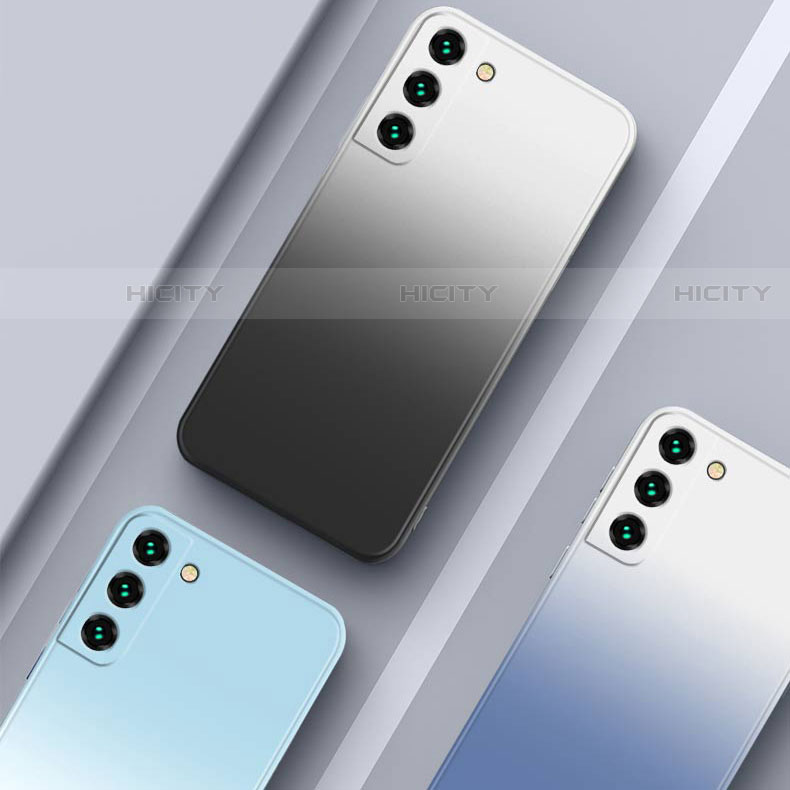 Silikon Hülle Handyhülle Ultra Dünn Schutzhülle Tasche Durchsichtig Farbverlauf für Samsung Galaxy S22 5G groß