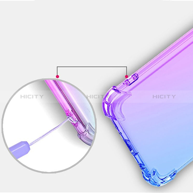 Silikon Hülle Handyhülle Ultra Dünn Schutzhülle Tasche Durchsichtig Transparent Farbverlauf für OnePlus 10T 5G