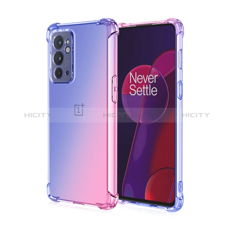 Silikon Hülle Handyhülle Ultra Dünn Schutzhülle Tasche Durchsichtig Transparent Farbverlauf für OnePlus 9RT 5G