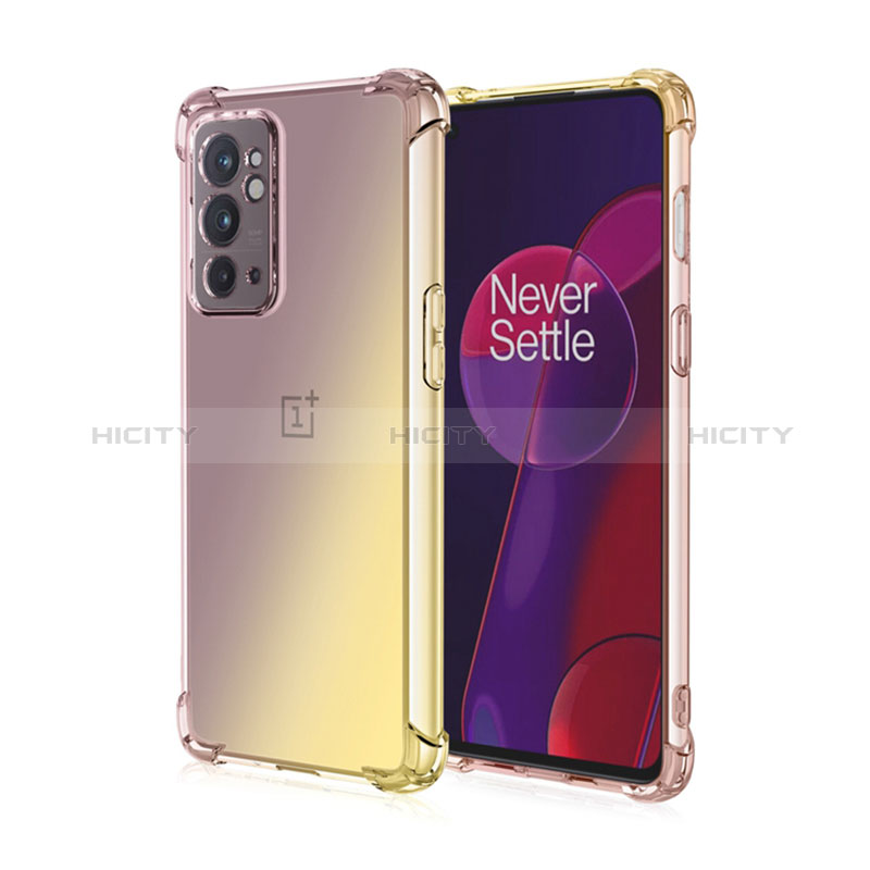 Silikon Hülle Handyhülle Ultra Dünn Schutzhülle Tasche Durchsichtig Transparent Farbverlauf für OnePlus 9RT 5G