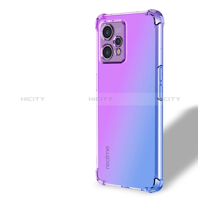 Silikon Hülle Handyhülle Ultra Dünn Schutzhülle Tasche Durchsichtig Transparent Farbverlauf für Realme 9 Pro 5G