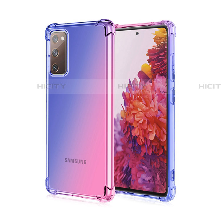 Silikon Hülle Handyhülle Ultra Dünn Schutzhülle Tasche Durchsichtig Transparent Farbverlauf G01 für Samsung Galaxy S20 FE (2022) 5G