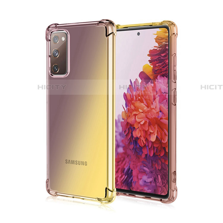 Silikon Hülle Handyhülle Ultra Dünn Schutzhülle Tasche Durchsichtig Transparent Farbverlauf G01 für Samsung Galaxy S20 FE (2022) 5G