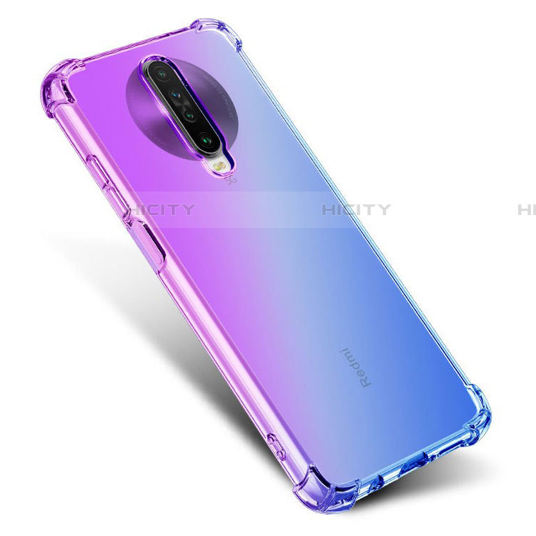 Silikon Hülle Handyhülle Ultra Dünn Schutzhülle Tasche Durchsichtig Transparent Farbverlauf G01 für Xiaomi Redmi K30 5G groß