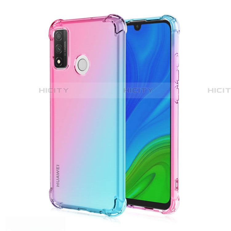 Silikon Hülle Handyhülle Ultra Dünn Schutzhülle Tasche Durchsichtig Transparent Farbverlauf H01 für Huawei Nova Lite 3 Plus groß