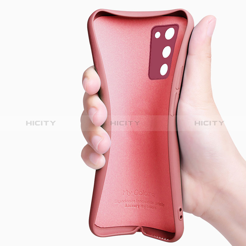 Silikon Hülle Handyhülle Ultra Dünn Schutzhülle Tasche Flexible mit Magnetisch Fingerring Ständer für Oppo A56 5G groß