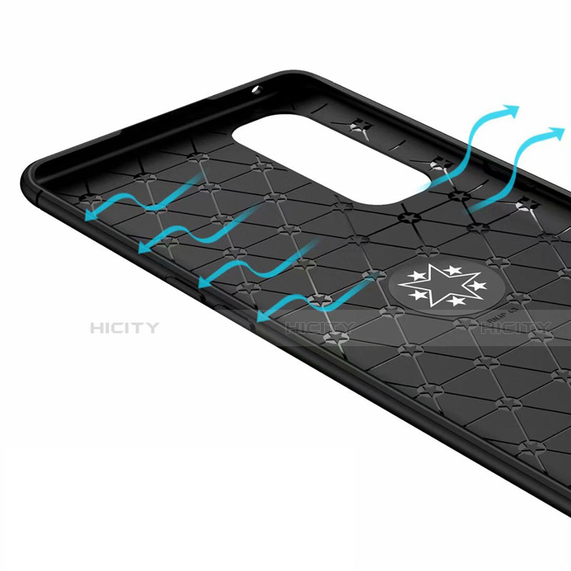 Silikon Hülle Handyhülle Ultra Dünn Schutzhülle Tasche Flexible mit Magnetisch Fingerring Ständer für Oppo Reno4 Pro 4G