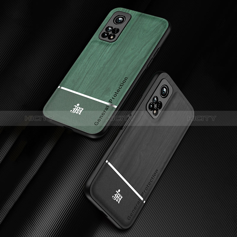 Silikon Hülle Handyhülle Ultra Dünn Schutzhülle Tasche Flexible mit Magnetisch Fingerring Ständer JM1 für Xiaomi Redmi K30S 5G