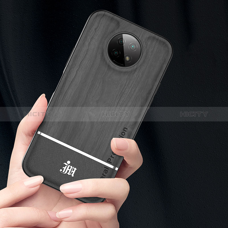 Silikon Hülle Handyhülle Ultra Dünn Schutzhülle Tasche Flexible mit Magnetisch Fingerring Ständer JM1 für Xiaomi Redmi Note 9T 5G