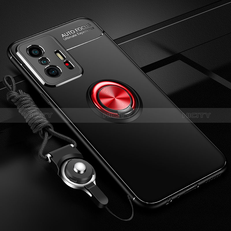 Silikon Hülle Handyhülle Ultra Dünn Schutzhülle Tasche Flexible mit Magnetisch Fingerring Ständer SD3 für Xiaomi Mi 11T Pro 5G