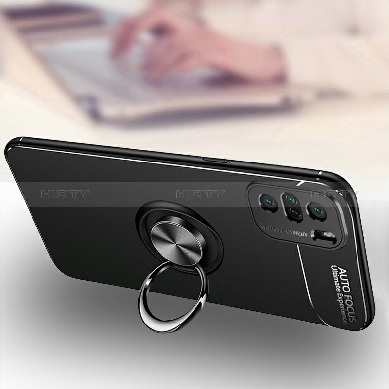 Silikon Hülle Handyhülle Ultra Dünn Schutzhülle Tasche Flexible mit Magnetisch Fingerring Ständer SD3 für Xiaomi Mi 11X 5G
