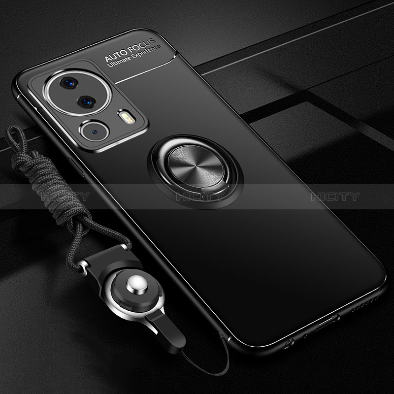 Silikon Hülle Handyhülle Ultra Dünn Schutzhülle Tasche Flexible mit Magnetisch Fingerring Ständer SD3 für Xiaomi Mi 13 Lite 5G groß