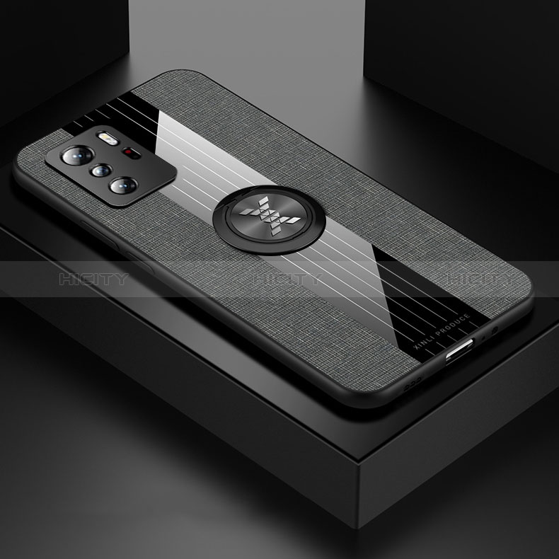 Silikon Hülle Handyhülle Ultra Dünn Schutzhülle Tasche Flexible mit Magnetisch Fingerring Ständer X01L für Xiaomi Poco X3 GT 5G groß