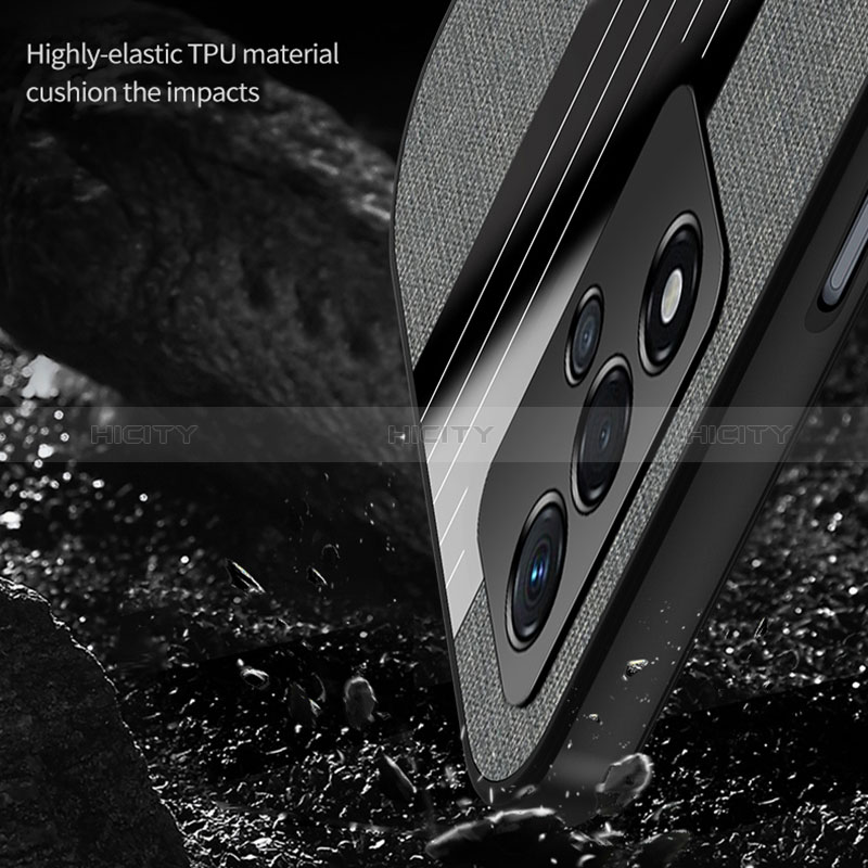 Silikon Hülle Handyhülle Ultra Dünn Schutzhülle Tasche Flexible mit Magnetisch Fingerring Ständer X03L für Oppo A93s 5G groß