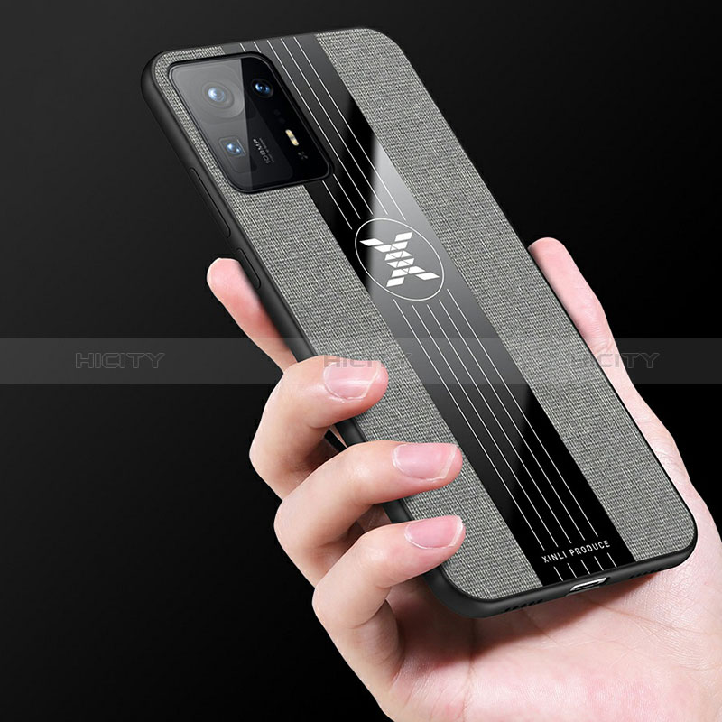 Silikon Hülle Handyhülle Ultra Dünn Schutzhülle Tasche Flexible mit Magnetisch Fingerring Ständer X03L für Xiaomi Mi Mix 4 5G