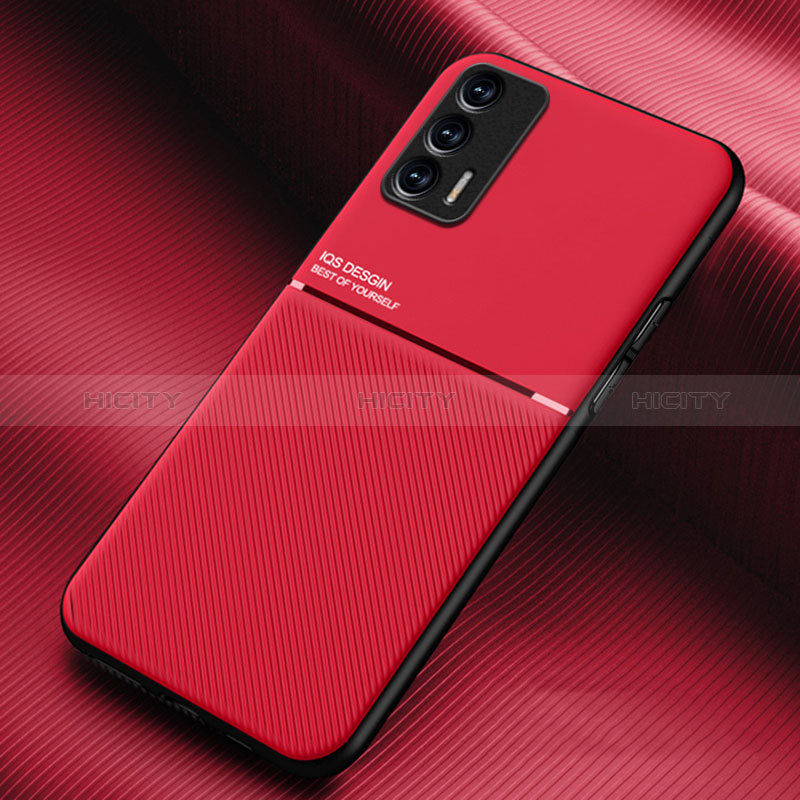 Silikon Hülle Handyhülle Ultra Dünn Schutzhülle Tasche Flexible mit Magnetisch für Realme GT 5G Rot