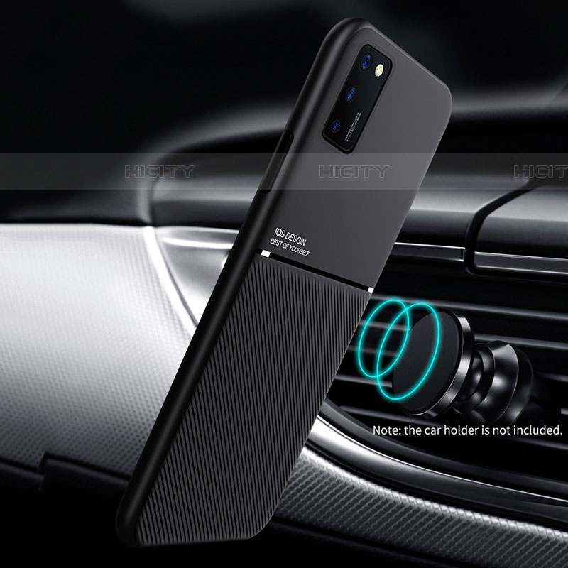 Silikon Hülle Handyhülle Ultra Dünn Schutzhülle Tasche Flexible mit Magnetisch für Samsung Galaxy A03s