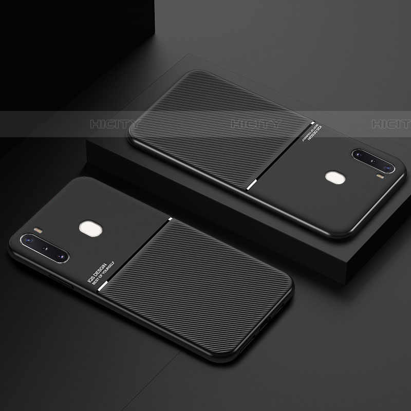 Silikon Hülle Handyhülle Ultra Dünn Schutzhülle Tasche Flexible mit Magnetisch für Samsung Galaxy A21 European