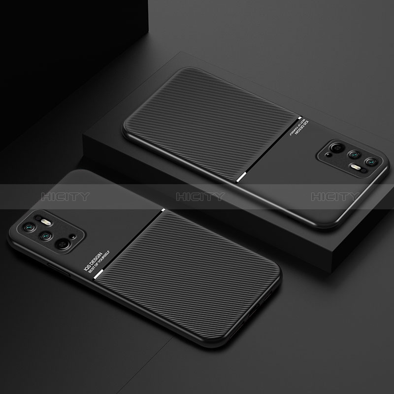 Silikon Hülle Handyhülle Ultra Dünn Schutzhülle Tasche Flexible mit Magnetisch für Xiaomi POCO M3 Pro 5G