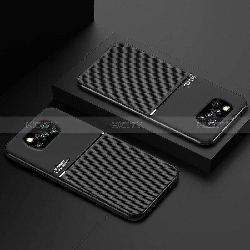 Silikon Hülle Handyhülle Ultra Dünn Schutzhülle Tasche Flexible mit Magnetisch für Xiaomi Poco X3 NFC groß