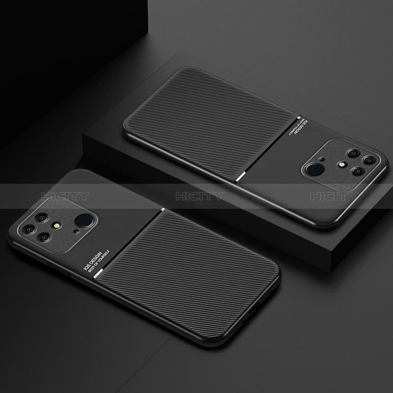 Silikon Hülle Handyhülle Ultra Dünn Schutzhülle Tasche Flexible mit Magnetisch für Xiaomi Redmi 10 Power groß
