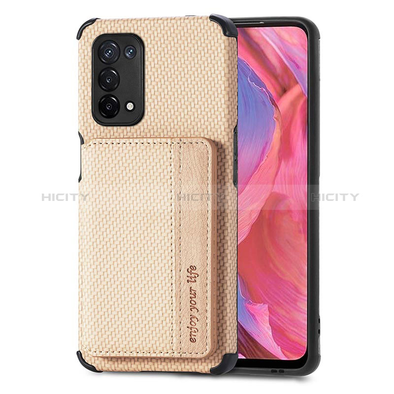 Silikon Hülle Handyhülle Ultra Dünn Schutzhülle Tasche Flexible mit Magnetisch S01D für Oppo A74 5G