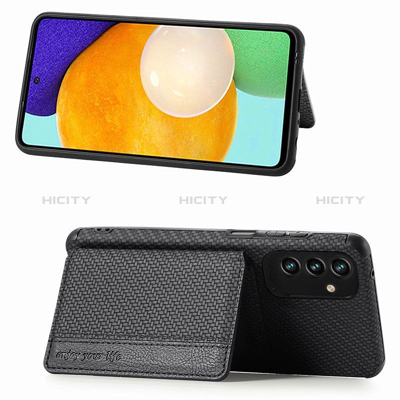 Silikon Hülle Handyhülle Ultra Dünn Schutzhülle Tasche Flexible mit Magnetisch S01D für Samsung Galaxy A04s groß