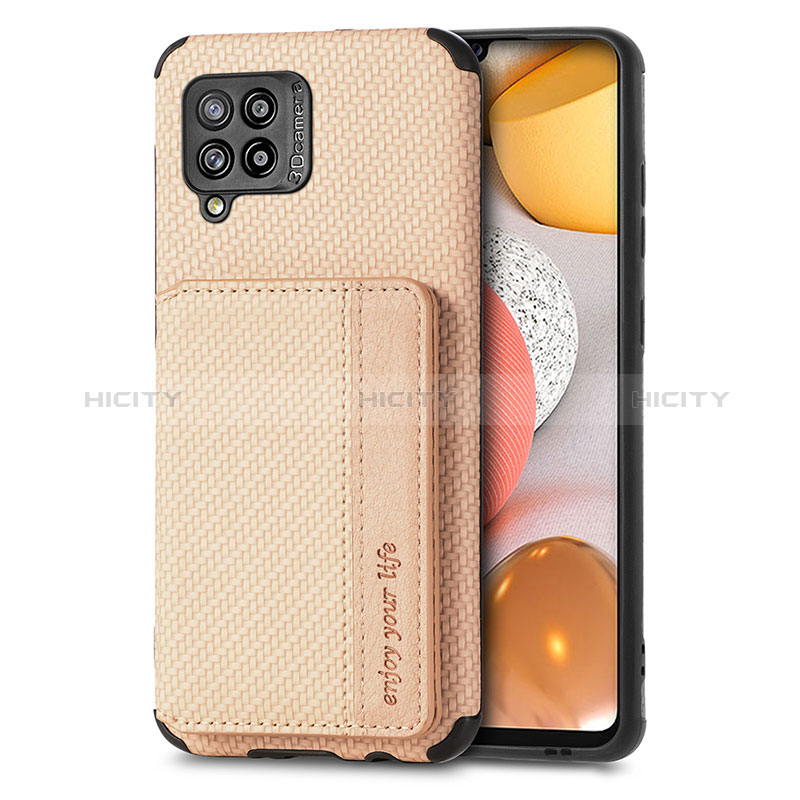 Silikon Hülle Handyhülle Ultra Dünn Schutzhülle Tasche Flexible mit Magnetisch S01D für Samsung Galaxy A42 5G