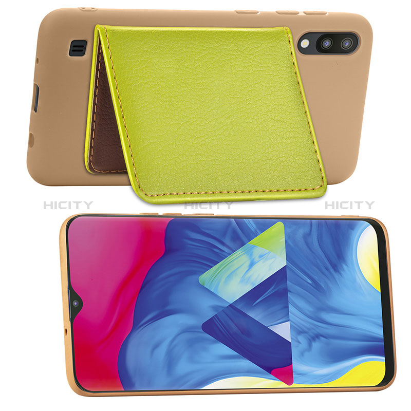 Silikon Hülle Handyhülle Ultra Dünn Schutzhülle Tasche Flexible mit Magnetisch S01D für Samsung Galaxy M10 Gold Plus
