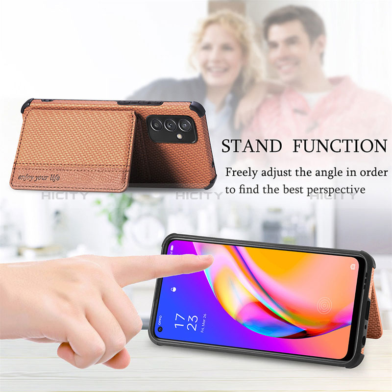 Silikon Hülle Handyhülle Ultra Dünn Schutzhülle Tasche Flexible mit Magnetisch S01D für Samsung Galaxy Quantum2 5G groß