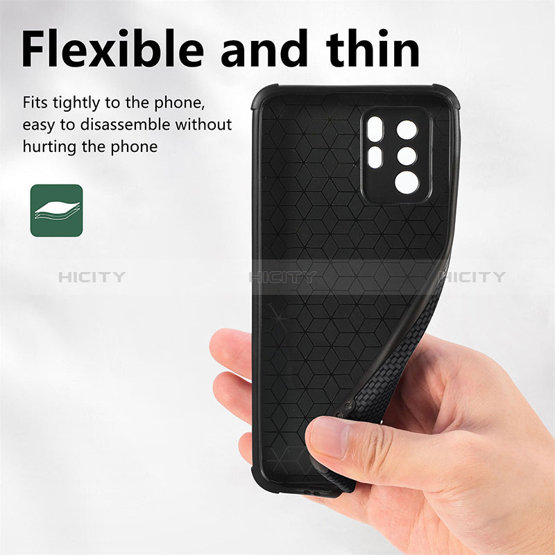 Silikon Hülle Handyhülle Ultra Dünn Schutzhülle Tasche Flexible mit Magnetisch S01D für Xiaomi Poco X3 GT 5G
